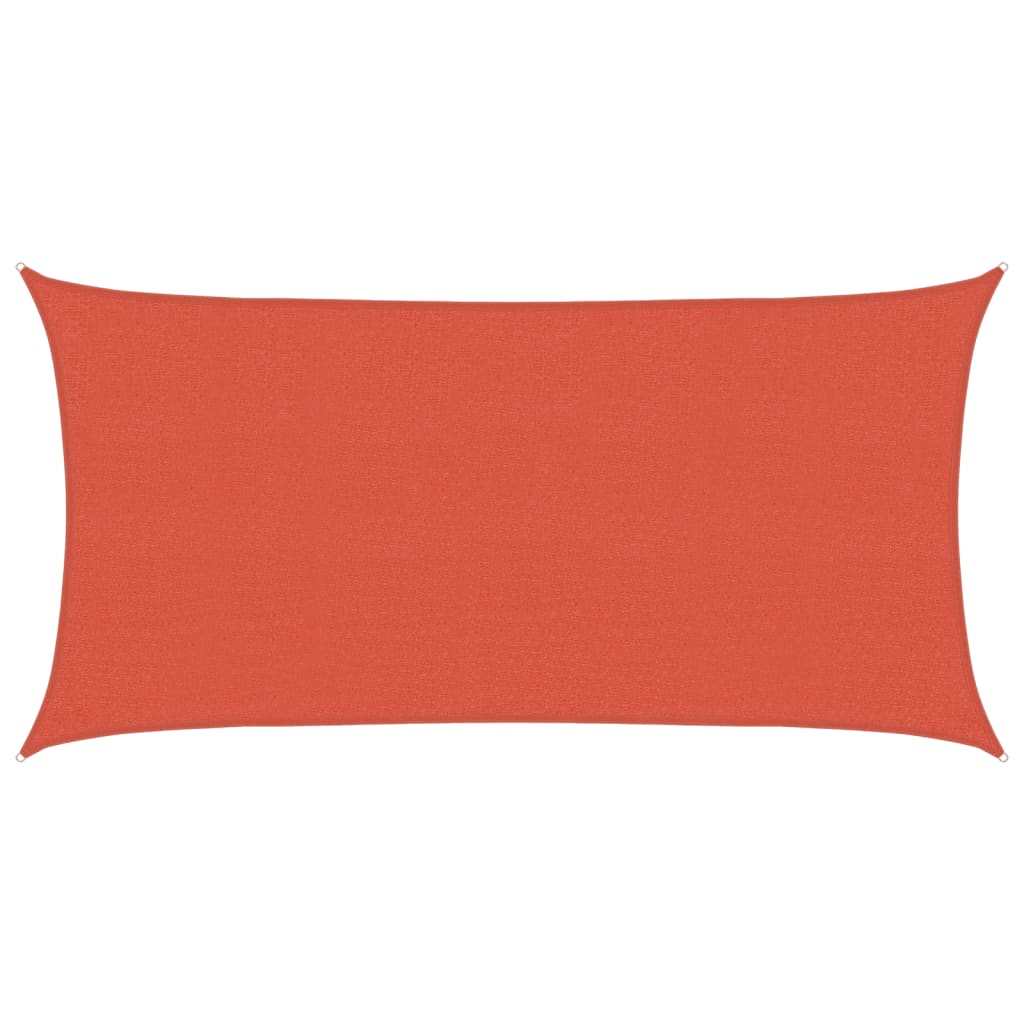 Vidaxl Zonnezeil 160 g m² 2x3,5 m HDPE Colore en terre cuite