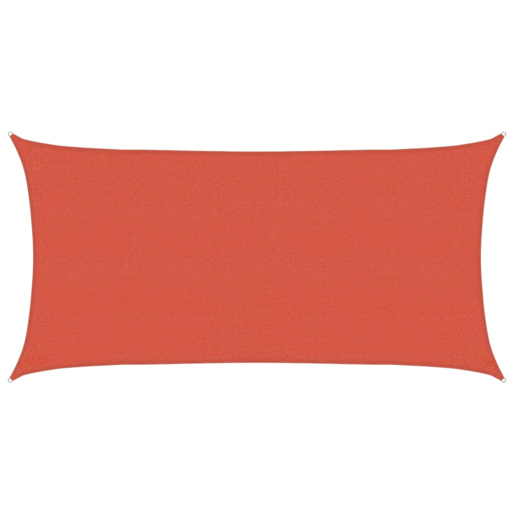 Vidaxl Zonnezeil 160 g m² 2,5x4,5 m HDPE en terre cuite