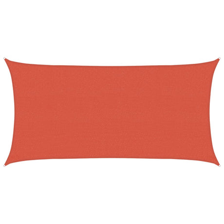 Vidaxl Zonnezeil 160 g m² 2,5x5 m HDPE en terre cuite
