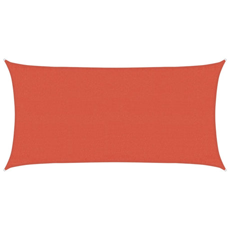Vidaxl Zonnezeil 160 g m² 3x6 m HDPE Colore en terre cuite