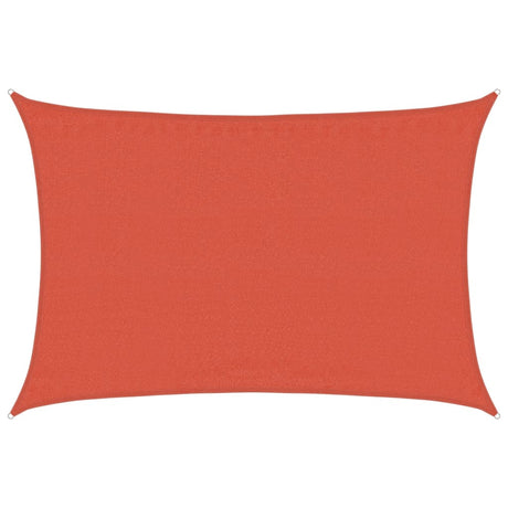 Vidaxl Zonnezeil 160 g m² rectangulaire 3,5x5 M HDPE en terre cuite colorée