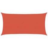 Vidaxl Zonnezeil 160 g m² 4x7 M HDPE Terracotta -Colored