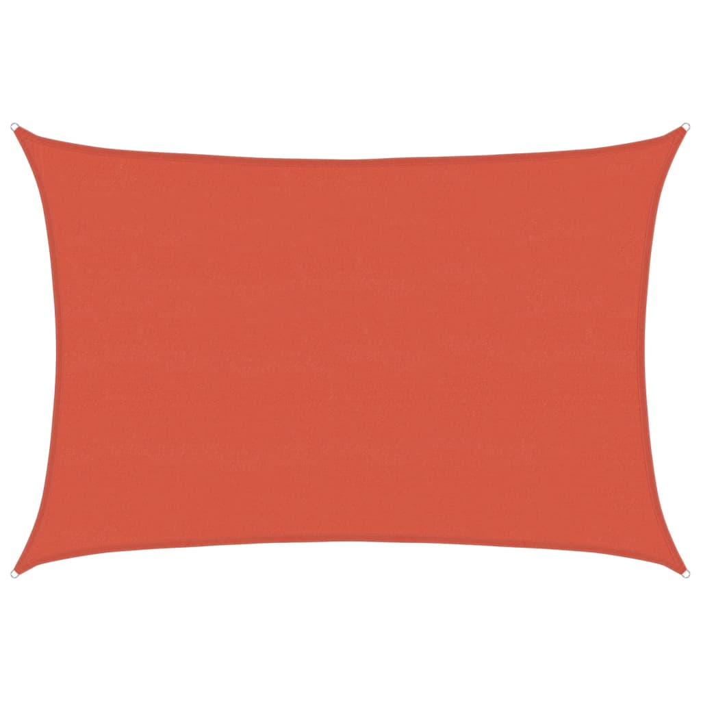 Vidaxl Zonnezeil 160 g m² 5x7 M HDPE Colore en terre cuite