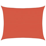 Vidaxl Zonnezeil 160 g m² 6x8 m HDPE en terre cuite