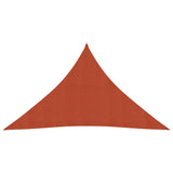 Vidaxl Zonnezeil 160 g m² 2,5x2,5x3,5 m Hdpe Terracotta -colored