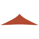 Vidaxl Zonnezeil 160 g m² 2,5 x 2,5 x 3,5 M HDPE Terracotta -Colored