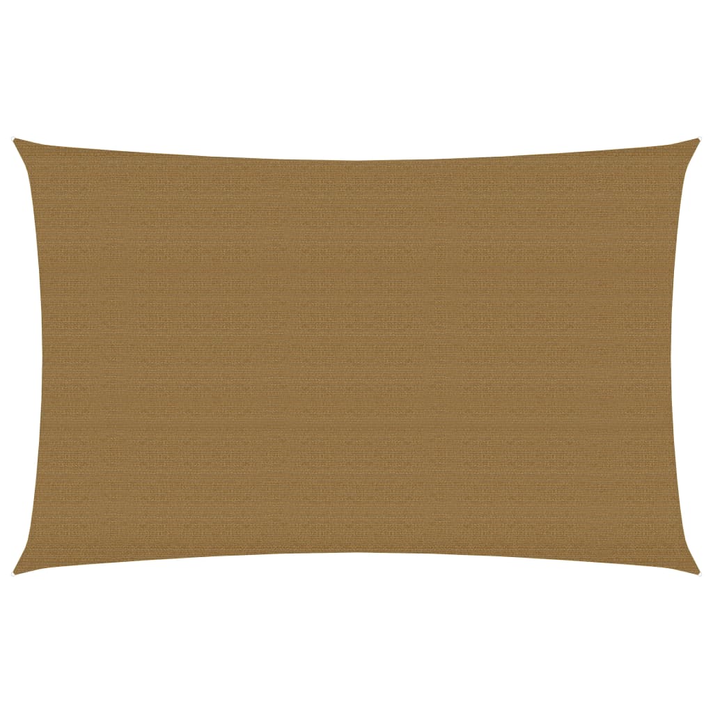 Vidaxl Zonnezeil 160 g m² 4x6 m hdpe taupe