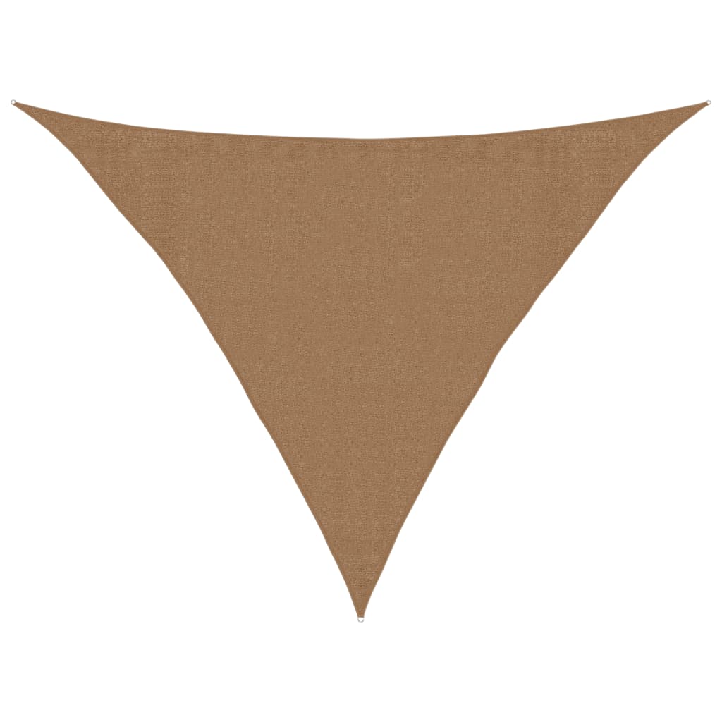 Vidaxl Zonnezeil 160 g m² 3,5x3,5x4.9 M HDPE Taupe