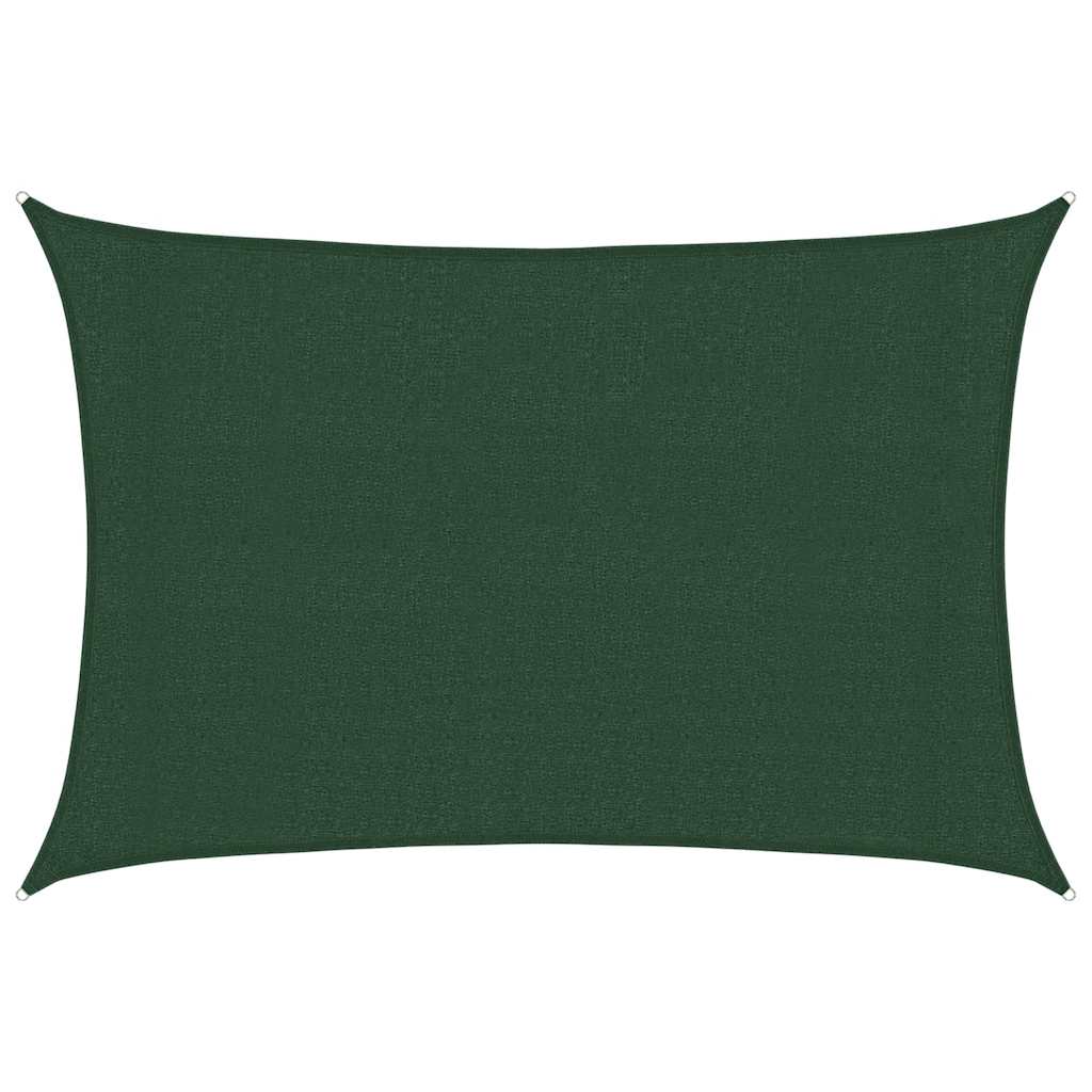 Vidaxl Zonnezeil 160 g m² 3x4,5 m HDPE Donkergroen