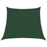 Vidaxl Zonnezeil 160 g m² 3 4x3 m HDPE Donkergroen