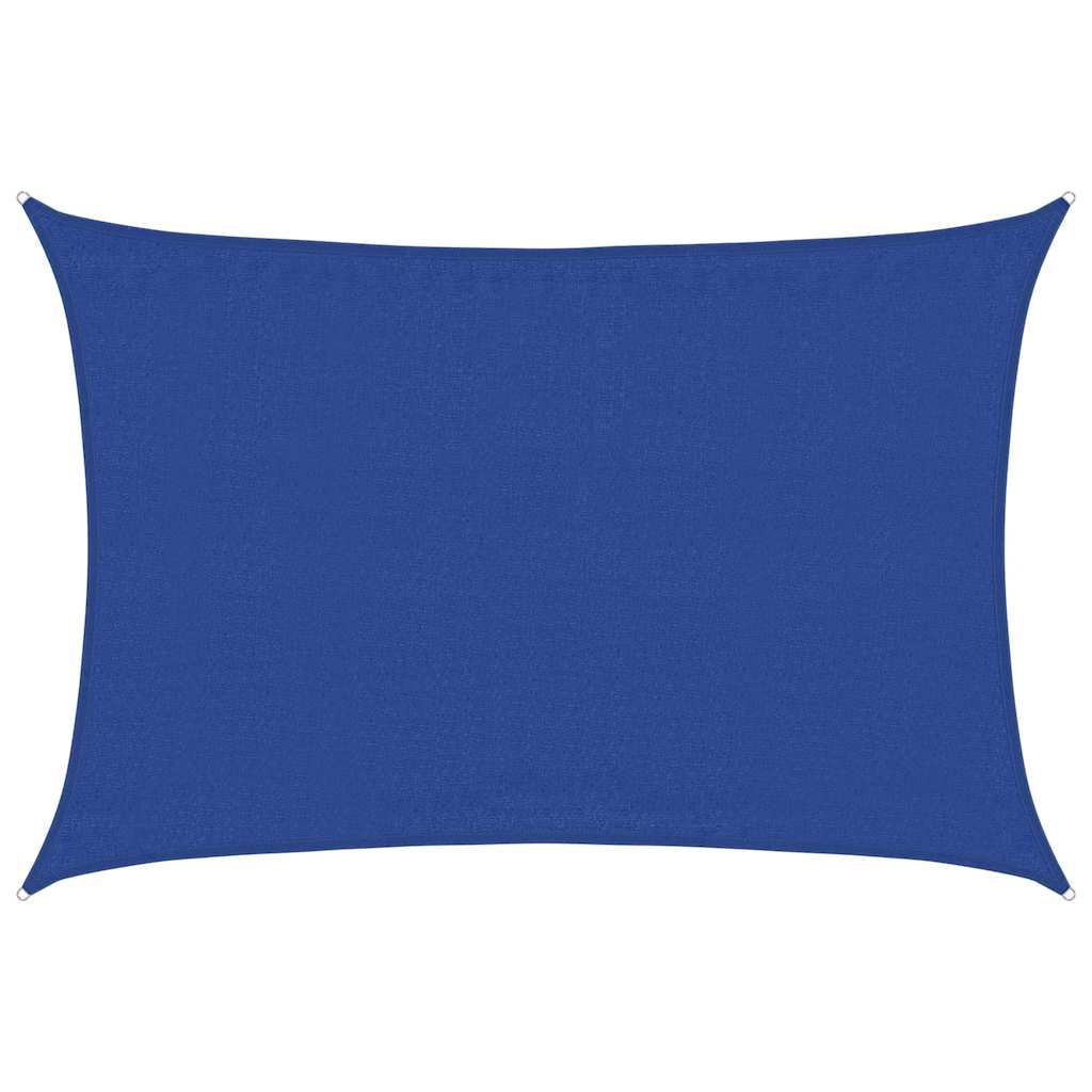 Vidaxl Zonnezeil 160 g m² rectangulaire 3,5x4,5 m bleu HDPE