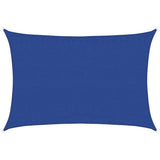 Vidaxl Zonnezeil 160 g m² rectangulaire 3,5x4,5 m bleu HDPE