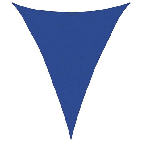 Vidaxl zonnezeil 160 g m² driehoekig 5x6x6 m hdpe blauw