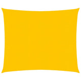 Vidaxl Zonnezeil 160 g m² carré 4x4 m jaune HDPE