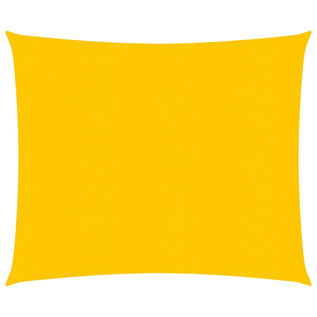 Vidaxl Zonnezeil 160 g m² Square 4x4 m HDPE yellow