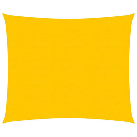 Vidaxl Zonnezeil 160 g m² carré 5x5 m jaune HDPE