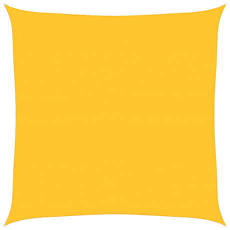 Vidaxl zonnezeil 160 g m² vierkant 7x7 m hdpe geel