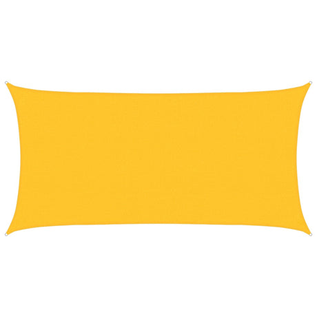 Vidaxl zonnezil 160 g m² rectangulaire 2x3,5 m jaune HDPE