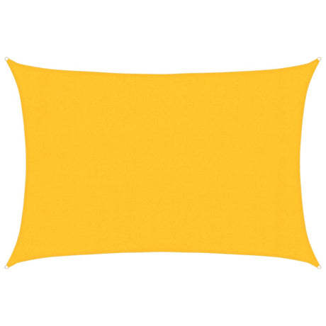 Vidaxl zonnezeil 160 g m² 3x4,5 m hdpe geel