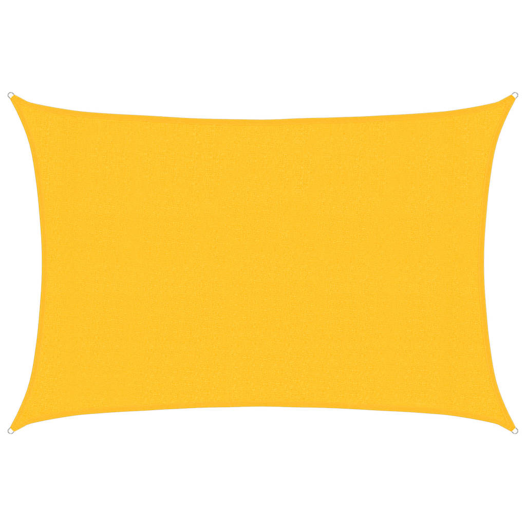 Vidaxl Zonnezeil 160 g m² 3x5 m HDPE Jaune