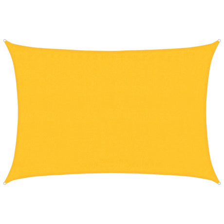 Vidaxl Zonnezeil 160 g m² rectangulaire 3,5x5 m jaune HDPE