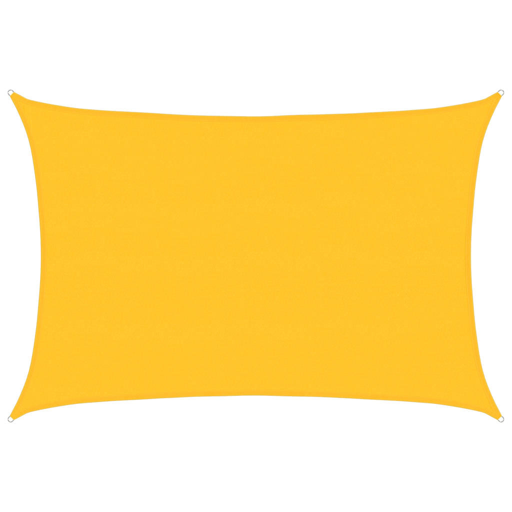 Vidaxl Zonnezeil 160 g m² rectangulaire 5x6 m jaune HDPE