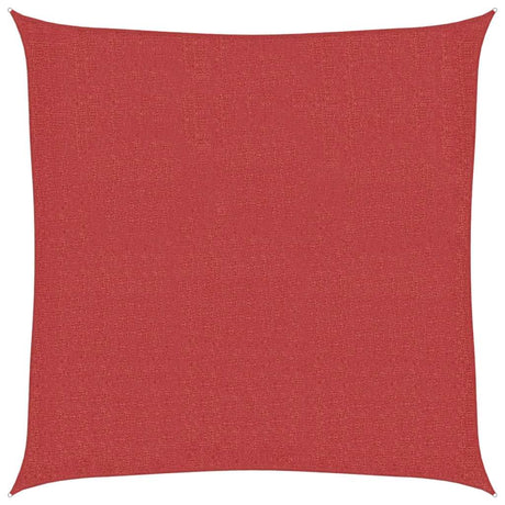 Vidaxl Zonnezeil 160 g m² 2,5x2,5 m HDPE rouge