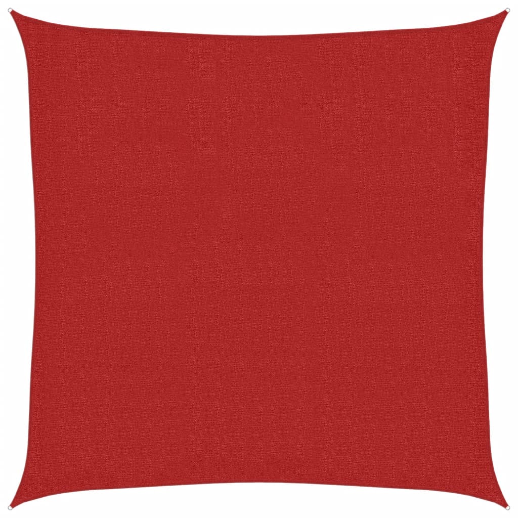 Vidaxl zonnenzeechen 160 g m² 3x3 m HDE Rot