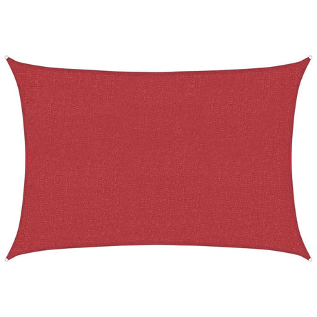 Vidaxl Zonnezeil 160 g m² 2x2,5 m HDPE rouge