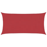 Vidaxl Zonnezeil 160 g m² 2x4 m HDPE rouge