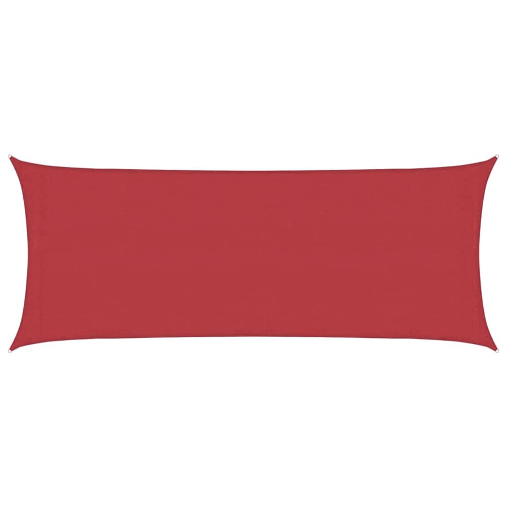 Vidaxl Zonnezeil 160 g m² 2x4,5 m HDPE rouge