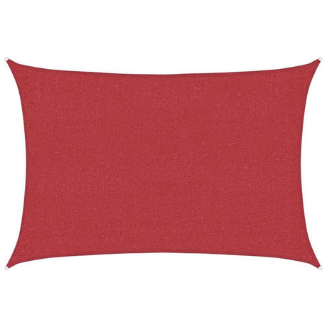 Vidaxl zonnezil 160 g m² 2,5x3,5 m en rouge HDPE