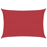 Vidaxl Zonnezeil 160 g m² 2,5x4 m HDPE rouge