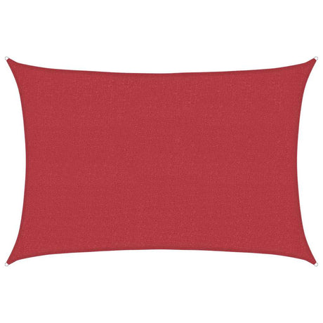 Vidaxl Zonnezeil 160 g m² 2,5x4 m HDPE rouge