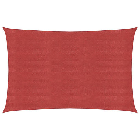 Vidaxl zonnezil 160 g m² 2,5x5 m en rouge HDPE