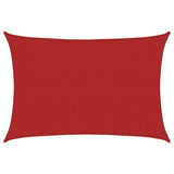 Vidaxl Zonnenzeechen 160 g m² 3x4 m HDE Rot