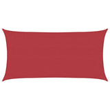 Vidaxl zonnezil 160 g m² 3x6 m hdpe rouge