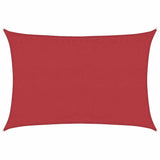 Vidaxl Zonnezeil 160 g m² 3,5x5 m HDPE rouge