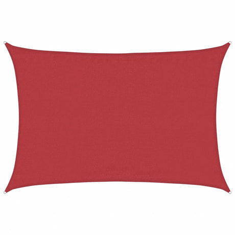 Vidaxl Zonnezeil 160 g m² 3,5x5 m HDPE rouge