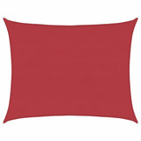 Vidaxl Zonnezeil 160 g m² 6x8 m HDPE rouge