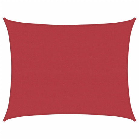 Vidaxl Zonnezeil 160 g m² 6x8 m HDPE rouge