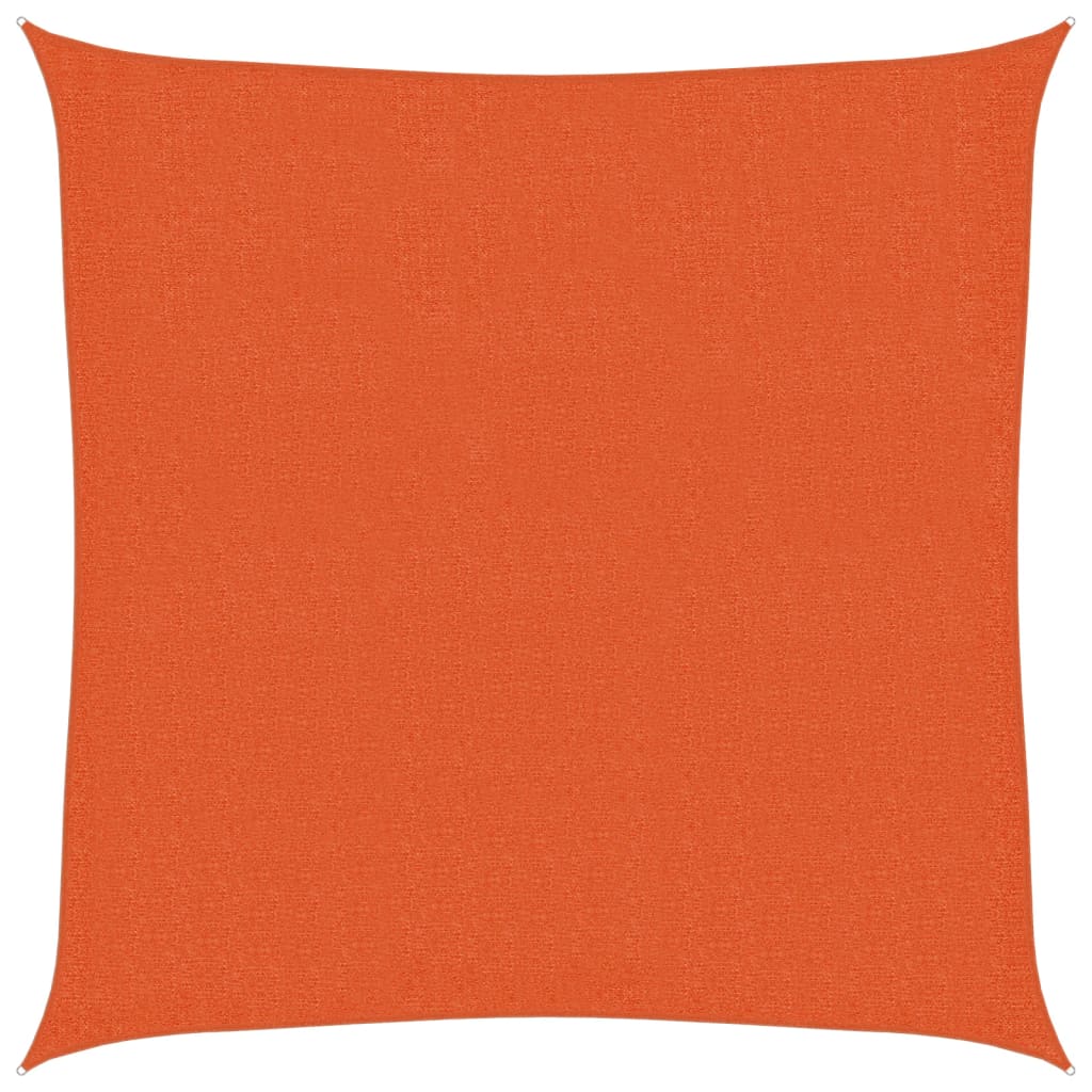 Vidaxl zonnenze 160 g m² 3x3 m hdpe oranje