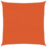 Vidaxl Zonnezeil 160 g m² carré 4x4 m HDPE Oranje
