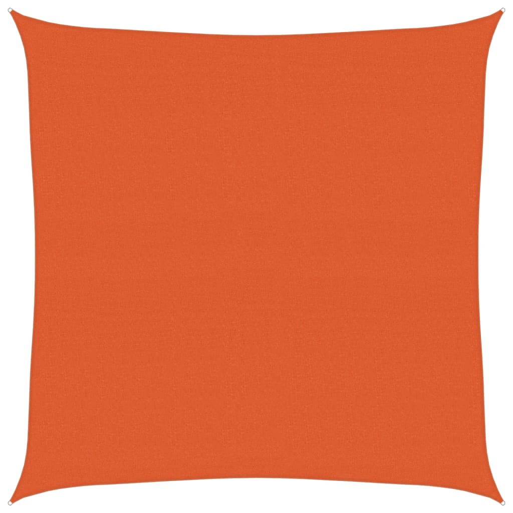 Vidaxl Zonnezeil 160 g m² Square 4x4 M Hdpe Oranje