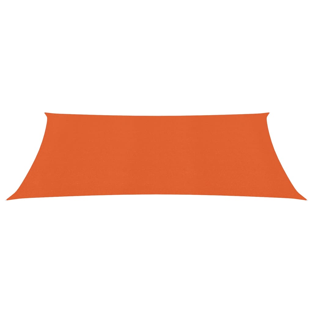 Bidaxl zonnezeil 160 g m² 2x4,5 m hdpe oranje