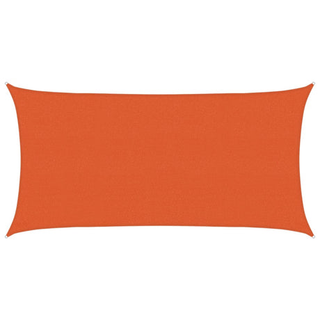 Vidaxl Zonnezeil 160 g m² 2,5x5 m HDPE Oranje