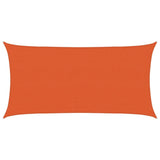 Vidaxl zonnenze 160 g m².5x5 m hdpe oranje