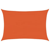 Vidaxl Zonnenzeechen 160 g m² 3.5x5 m hdpe oranje