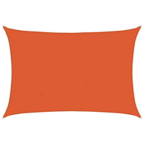 Vidaxl Zonnezeil 160 g m² 3,5x5 m HDPE Oranje