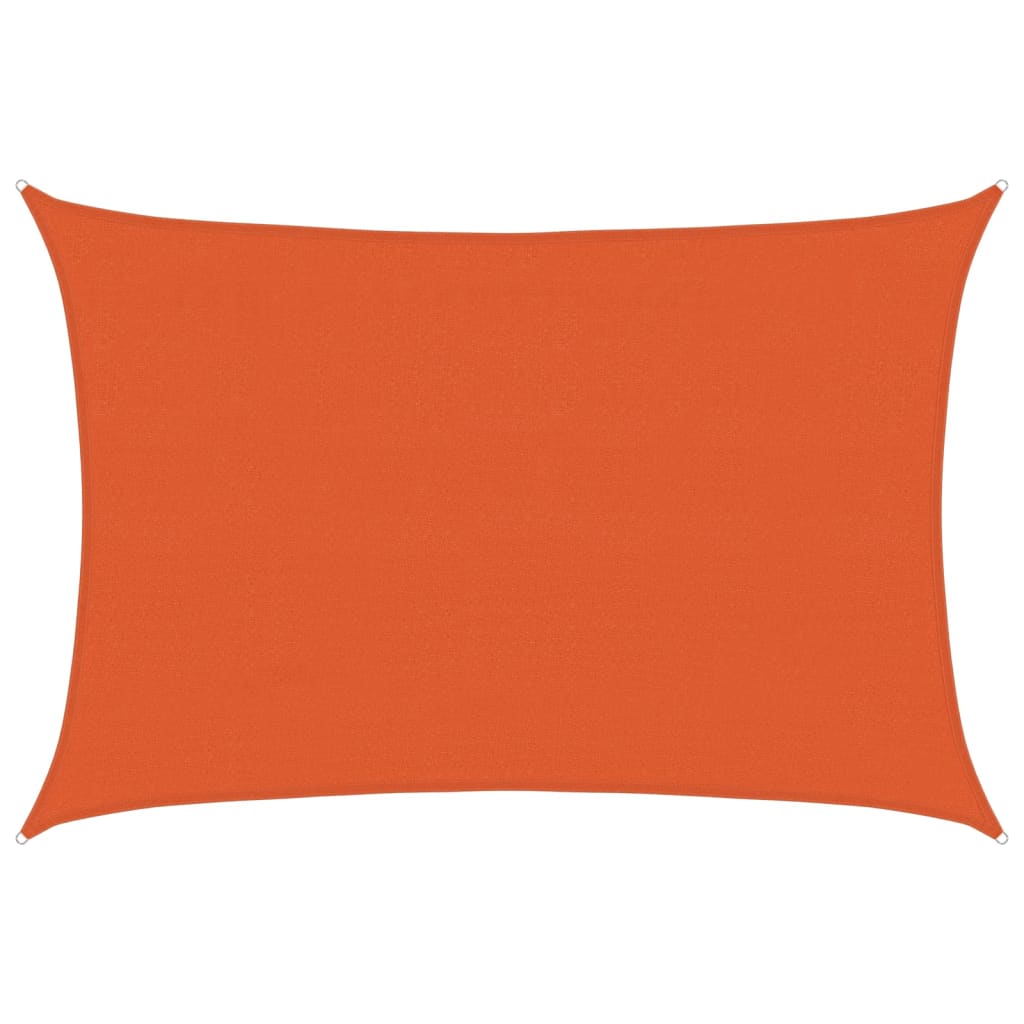 Vidaxl Zonnezeil 160 g m² rectangulaire 4x5 M HDPE Oranje